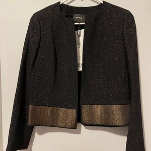 Jacket Denisha Schwarz-Copper; 98% Wool, 1% Poly-amid Nylon 1% Polyester